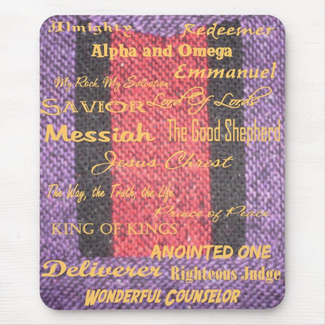 at the name of Jesus... Mouse Mat (Front)