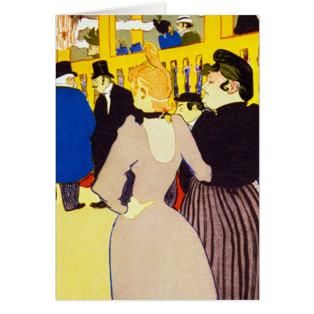 At the Nightclub by Toulouse Lautrec, Vintage Art (Front)