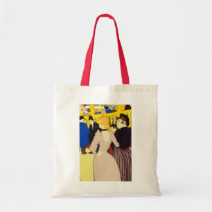 At the Nightclub by Toulouse Lautrec, Vintage Art Tote Bag