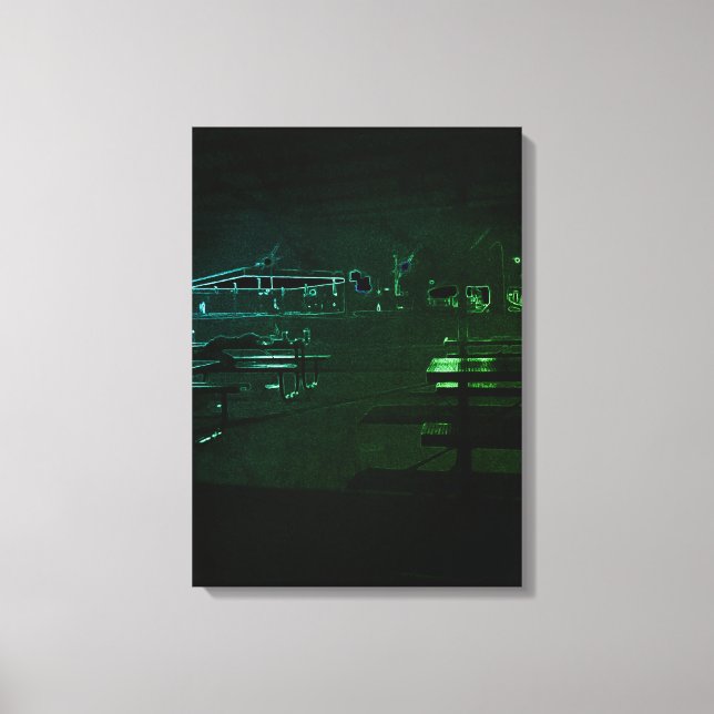 At the park canvas print (Front)