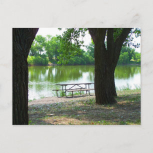 AT THE PARK POSTCARD