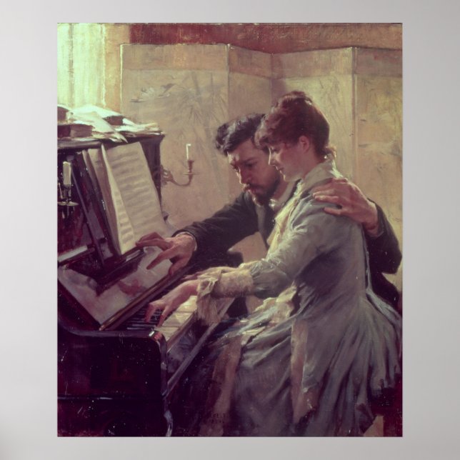 At the Piano Poster (Front)