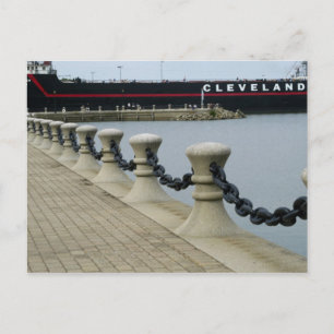 At the Pier in Cleveland Ohio Postcard