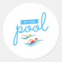 At the pool