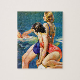 At the Pool Jigsaw Puzzle