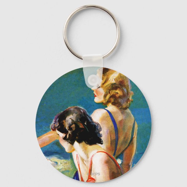 At the Pool Key Ring (Front)
