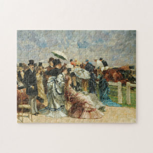 At the Races Louis Abel-Truchet Jigsaw Puzzle