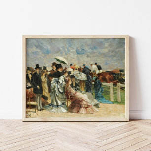 At the Races   Louis Abel-Truchet Poster