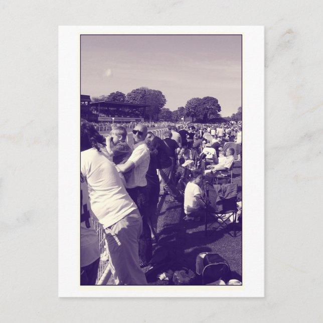 At the races postcard (Front)