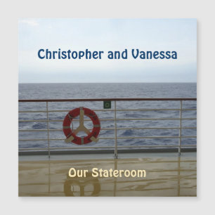 At the Railing Stateroom Door Marker