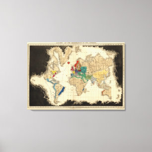 At The Restoration of The Stuarts 1660 AD Canvas Print