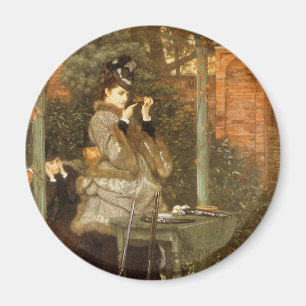 At the Rifle Range by James Tissot, Vintage Art Magnet