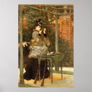 At the Rifle Range by James Tissot, Vintage Art Poster