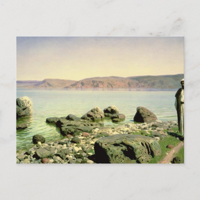 At the Sea of Galilee, 1888 Postcard (Front)