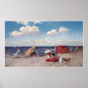 At the Seaside, 1892 Poster