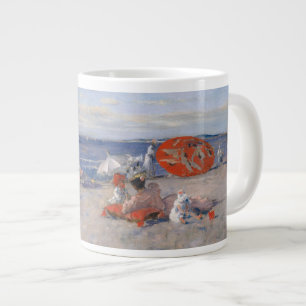 At the Seaside c.1892 Large Coffee Mug