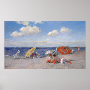 At the Seaside   c.1892 Poster