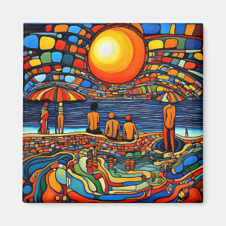 At the seaside magnet