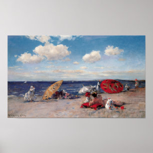 At The Seaside Poster