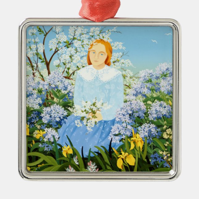 At the Shore of Dreams Metal Tree Decoration (Front)