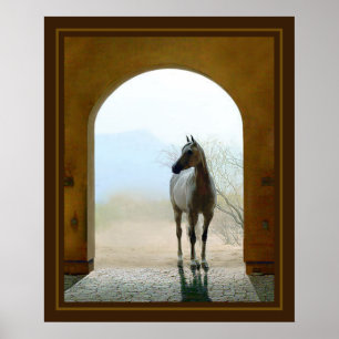 At The Stall Door Poster