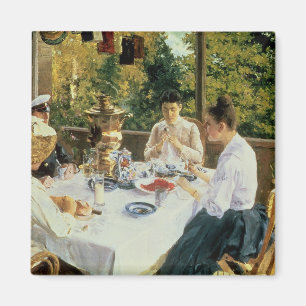 At the Tea-Table, 1888 Magnet