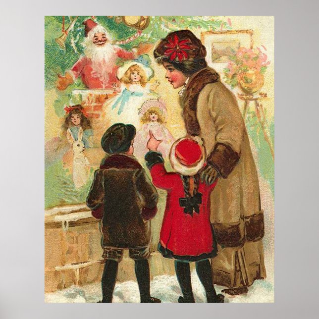 At The Toy Store Window Poster (Front)