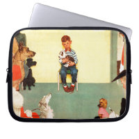At The Vets by Norman Rockwell