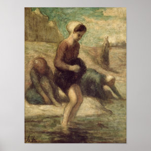At the Water's Edge, c.1849-53 Poster