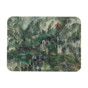 At the Water's Edge, c. 1890 (oil on can Magnet