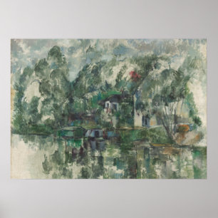 At the Water's Edge, c. 1890 (oil on can Poster