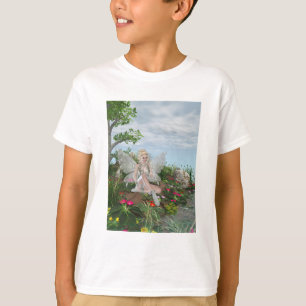 At the Waters Edge - Fairy & Flowers by the Water T-Shirt