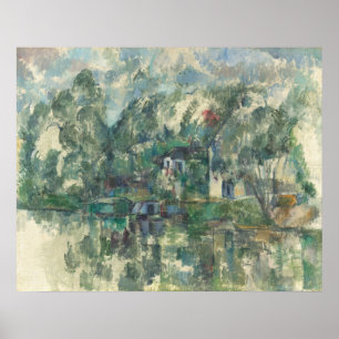 At the Water's Edge - Paul Cézanne Fine Art Poster
