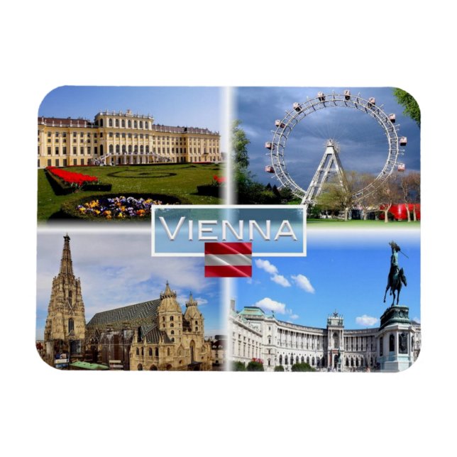 AT Vienna - Schloss Schonbrunn - Prater Fnfair - Magnet (Horizontal)