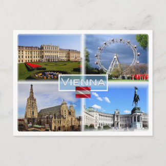AT Vienna - Schloss Schonbrunn - Prater Fnfair - Postcard