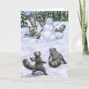 At West Coast Christmas: Raccoons Holiday Card
