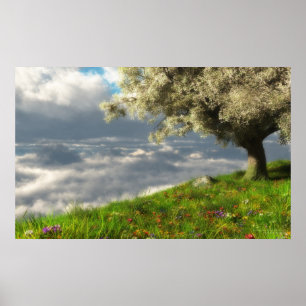 At World's Edge (Spring) Poster