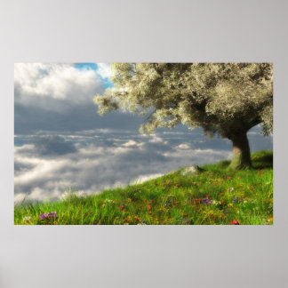 At World's Edge (Spring) Poster
