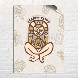 Atabey Taino Puerto Rico Wall Art Download Poster