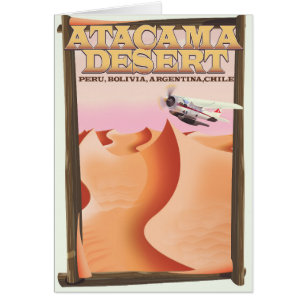 Atacama Desert Adventure travel poster.
