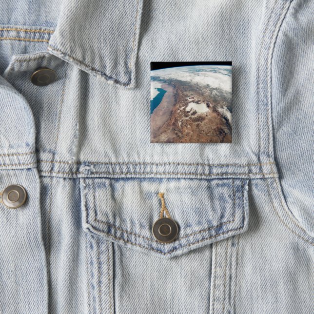 Atacama Desert And Salt Flats In The Andes 15 Cm Square Badge (In Situ)