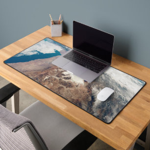 Atacama Desert And Salt Flats In The Andes Desk Mat