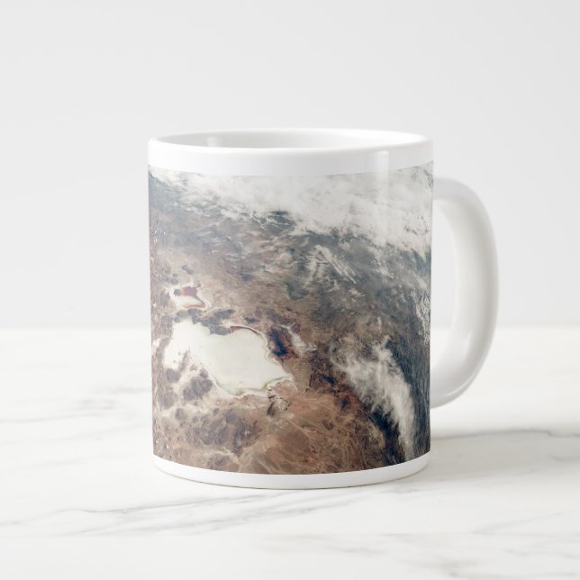Atacama Desert And Salt Flats In The Andes Large Coffee Mug (Front Right)