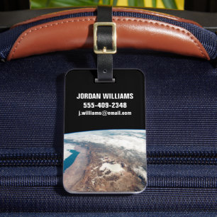 Atacama Desert And Salt Flats In The Andes Luggage Tag