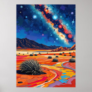 Atacama Desert, Chile – Milky Way Wonder Poster