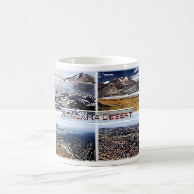 Atacama Desert - Chile - Mosaic - Coffee Mug (Center)