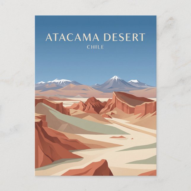 Atacama Desert Chile Postcard (Front)