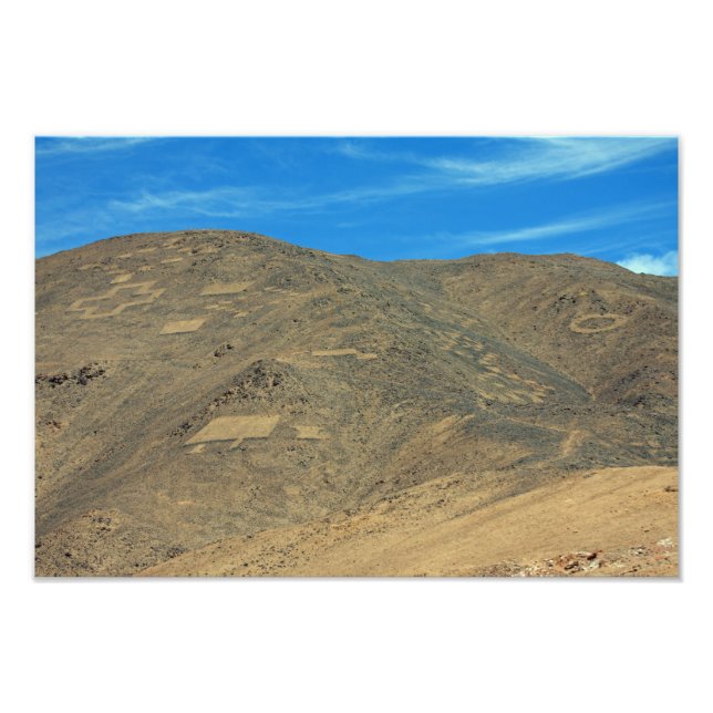 Atacama geoglyphs photo print (Front)