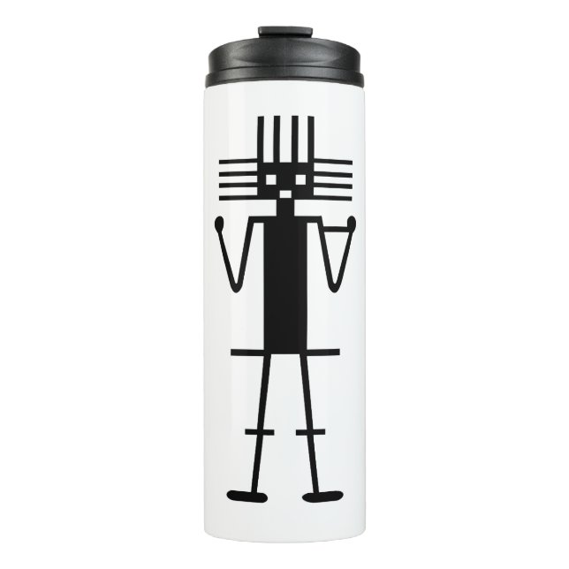atacama giant geogliph symbol ancient nazca peru a thermal tumbler (Front)