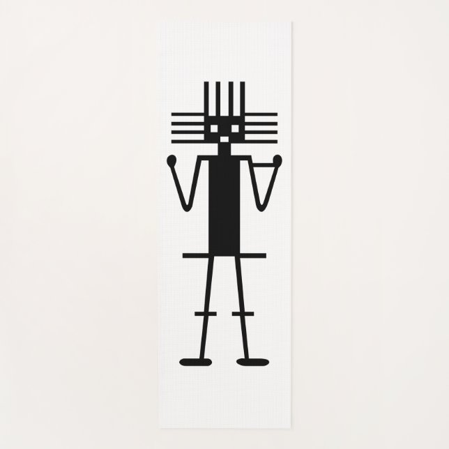 atacama giant geogliph symbol ancient nazca peru a yoga mat (Front)